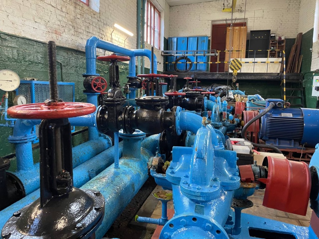 В подмосковном Лесном завершена замена насосного оборудования на ВЗУ №6