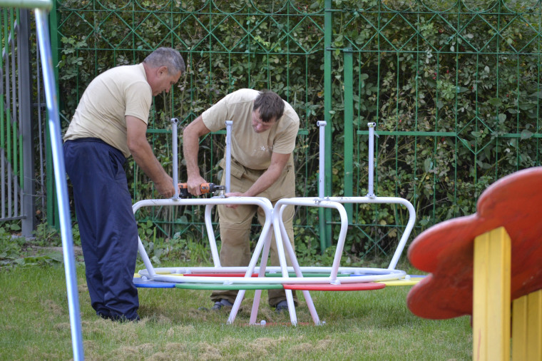 Глава города Иваново проверил ход ремонта в детском саду № 99, который проводится по нацпроекту «Семья»