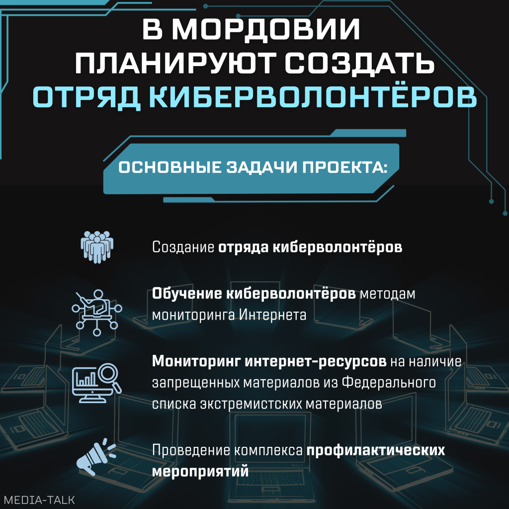 В Мордовии планируют создать отряд киберволонтёров В Мордовии планируют создать отряд киберволонтёров